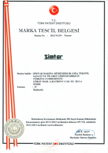 azaot jenaratörü marka tescil belgesi