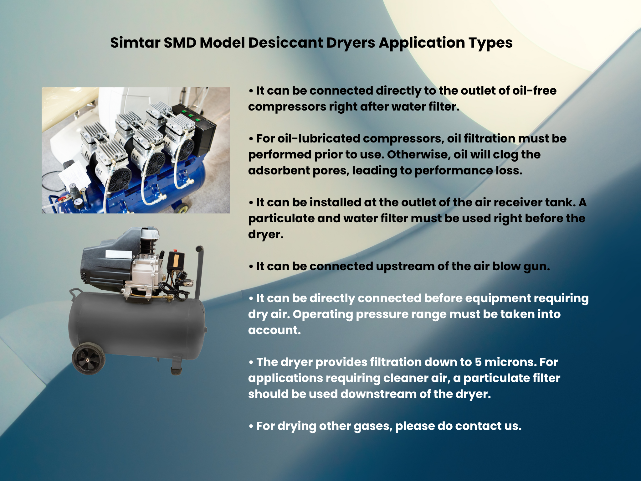 Simtar SMD Desiccant Dryers